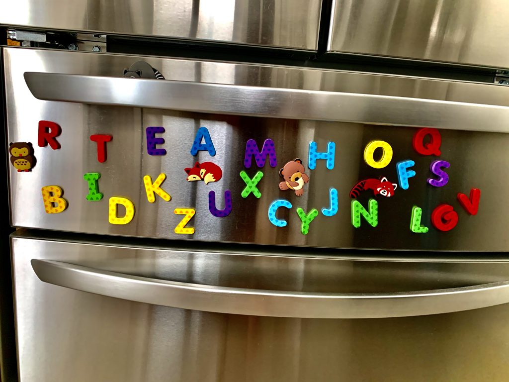 abc magnet fridge
